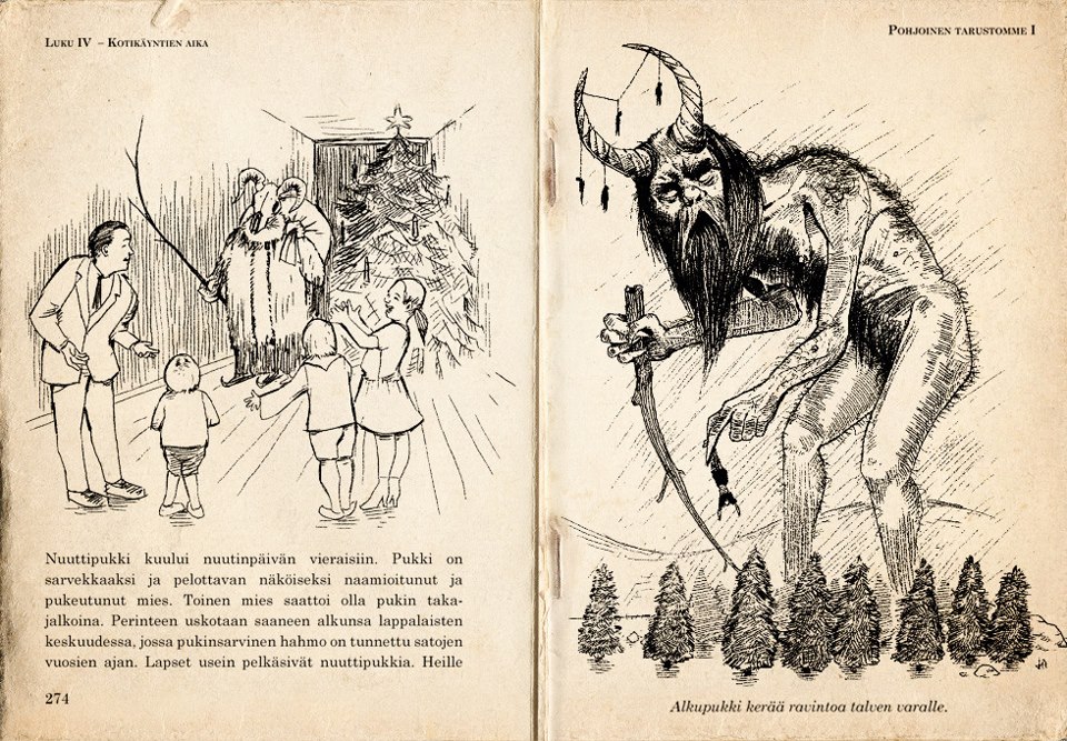 960x667 The Original Finnish Father Christmas - Father Christmas Sketch
