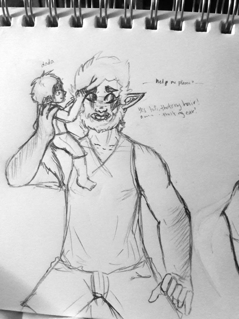 768x1024 Father And Son Time 3 Werewolves Amino - Father Sketch