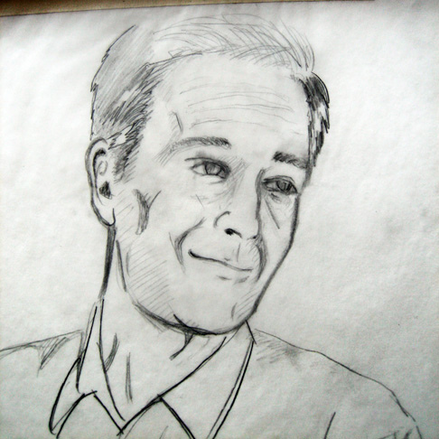 486x486 Pencil Sketch Of My Father Pencil Sketch Of My Dad - Father Sketch