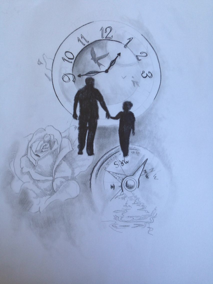 852x1136 Sketch Love Father And Son Tattoo Tattoos! In 2018 - Father Sketch