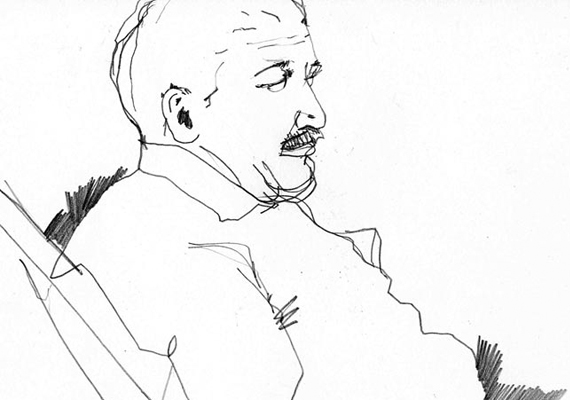 570x400 Drawings By John Atkinson - Father Sketch