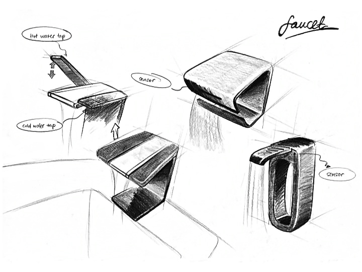720x540 My Sketches Lamvivian.design - Faucet Sketch