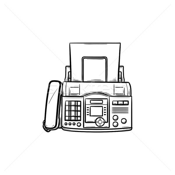 600x600 Fax Stock Photos, Stock Images And Vectors Stockfresh - Fax Sketch