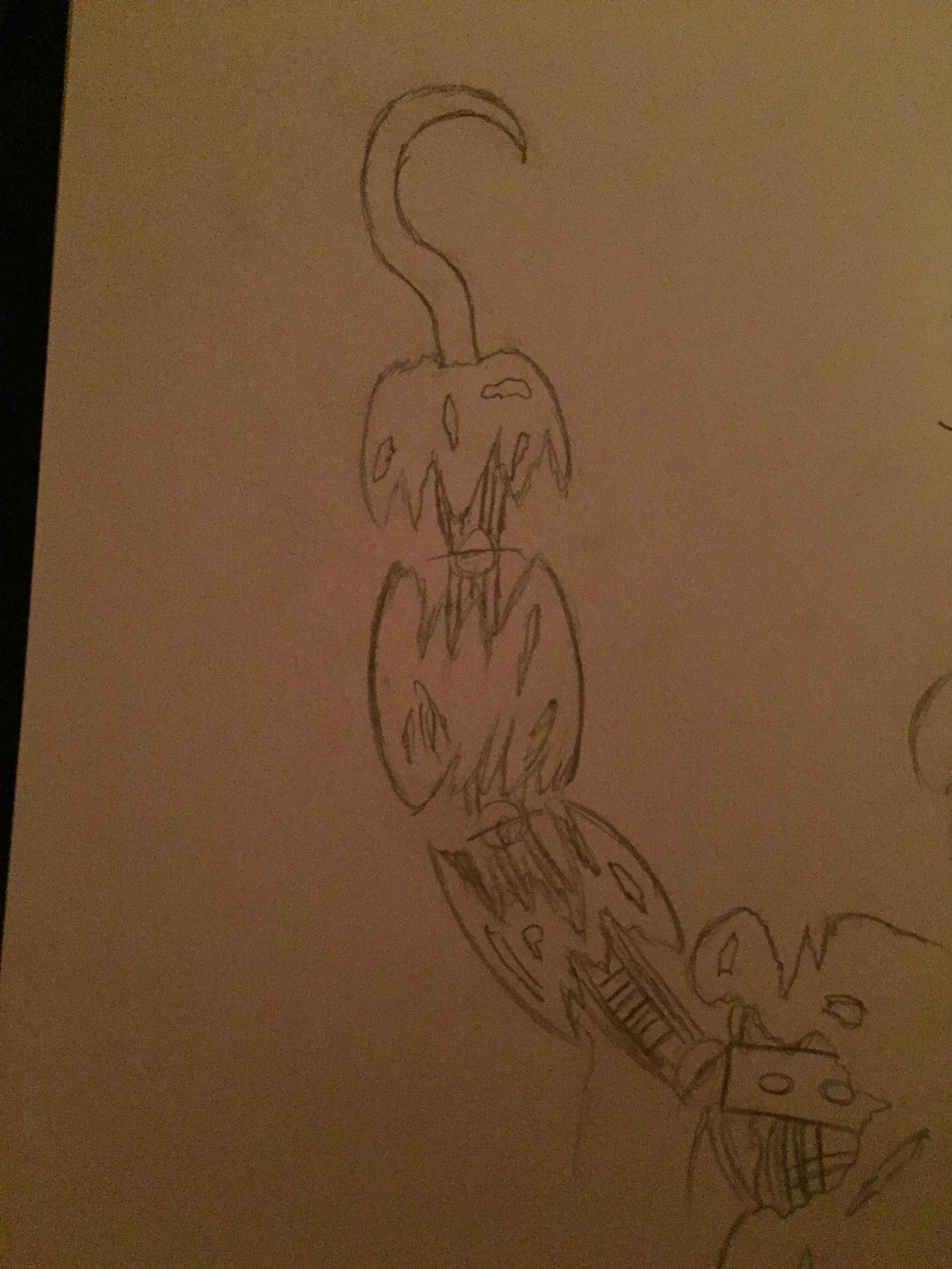 2448x3264 An Arm And Hook Lol From That Nightmare Fax Fivenightsatfreddys - Fax Sketch