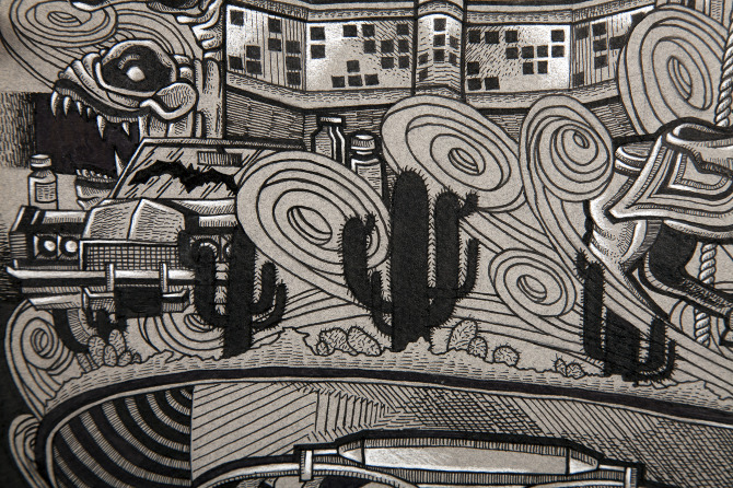 670x446 Fear And Loathing In Las Vegas - Fear And Loathing Sketch