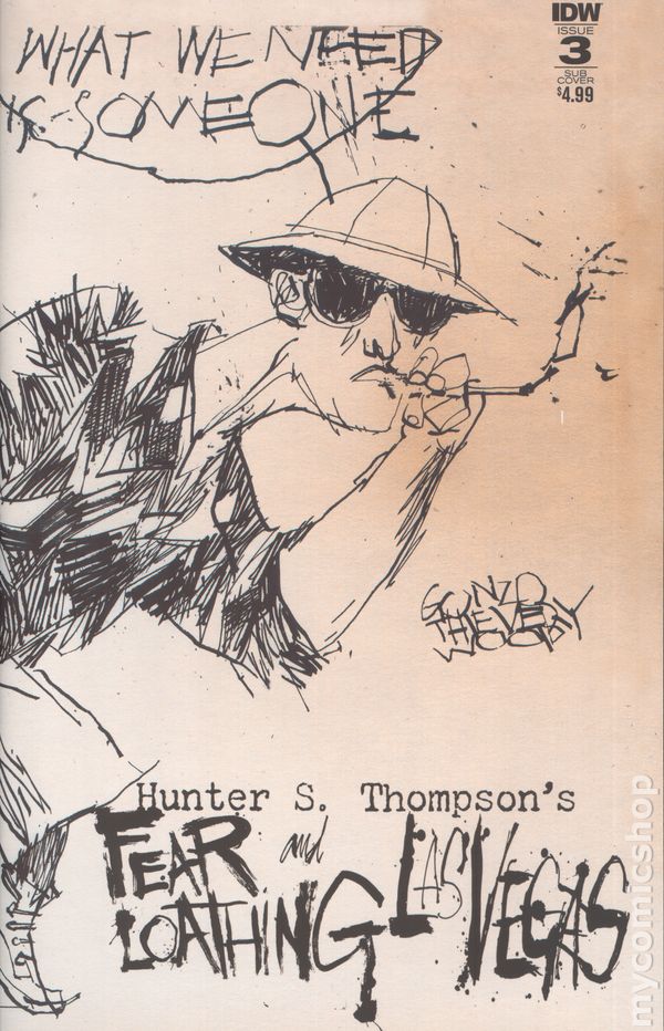 600x932 Fear And Loathing In Las Vegas (2016 Idw) Comic Books - Fear And Loathing Sketch