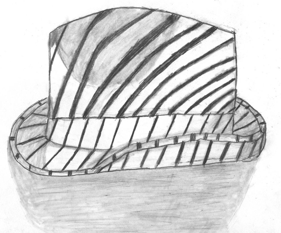 982x813 Fedora Sketch By Madamfrost - Fedora Sketch