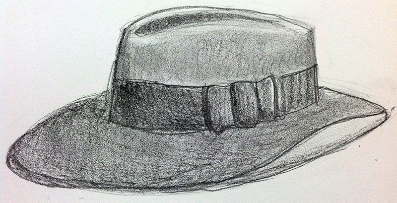 800x409 Fedora Sketch By Tyrannoninja - Fedora Sketch