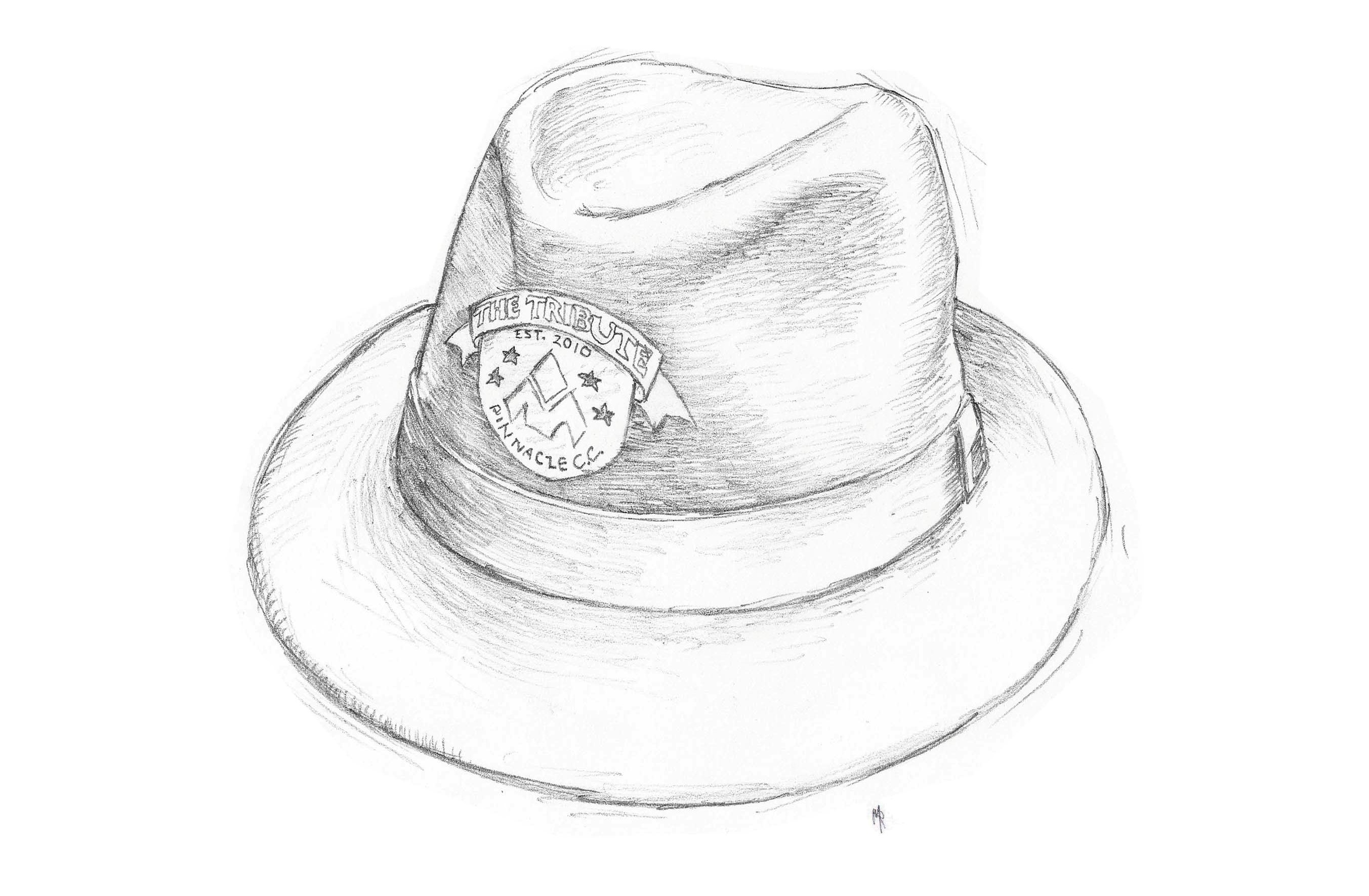 2705x1771 International Custom Golf Trophies Inspired Bronze Orlando - Fedora Sketch