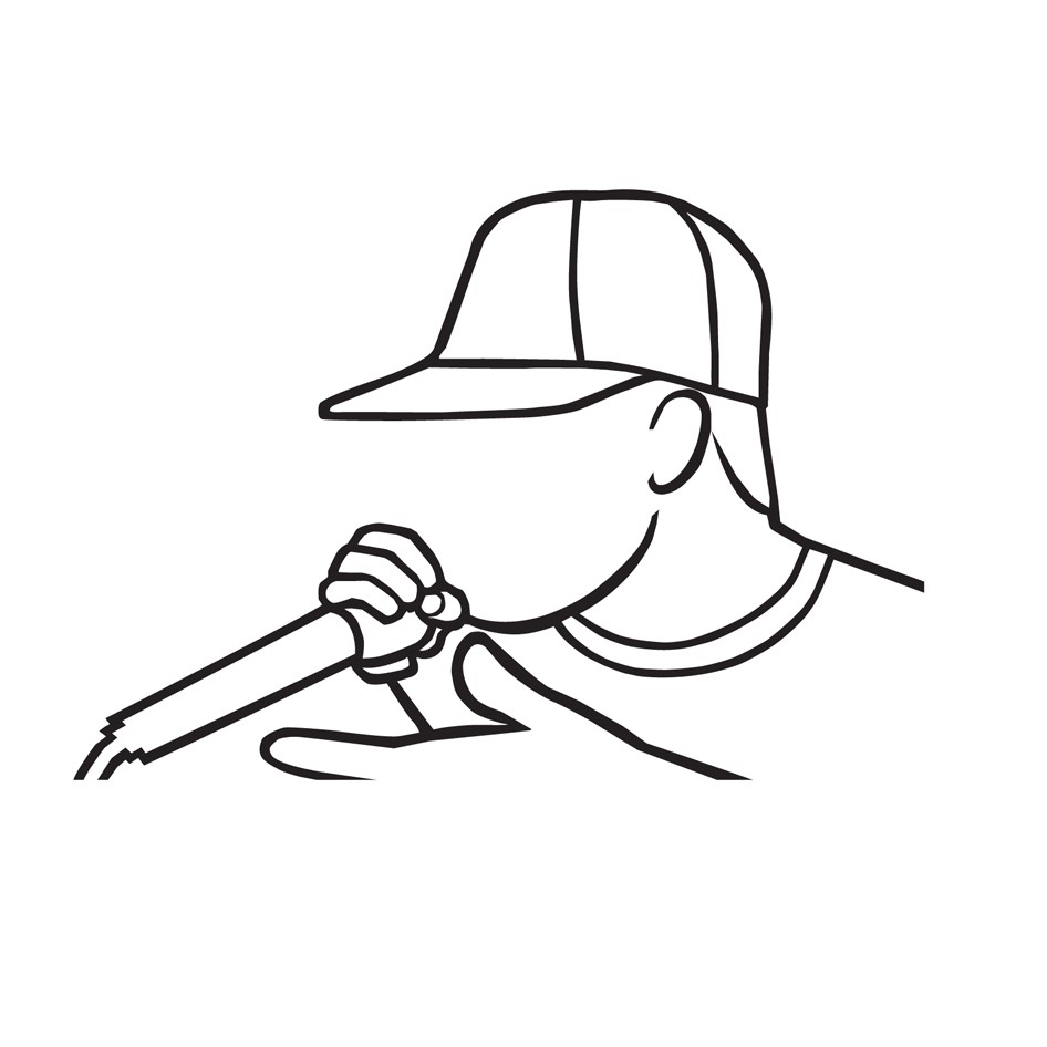 946x946 Rapper - Fedora Sketch