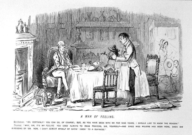 803x564 Sketch From 1848 Man Of Feeling - Feeling Sketch