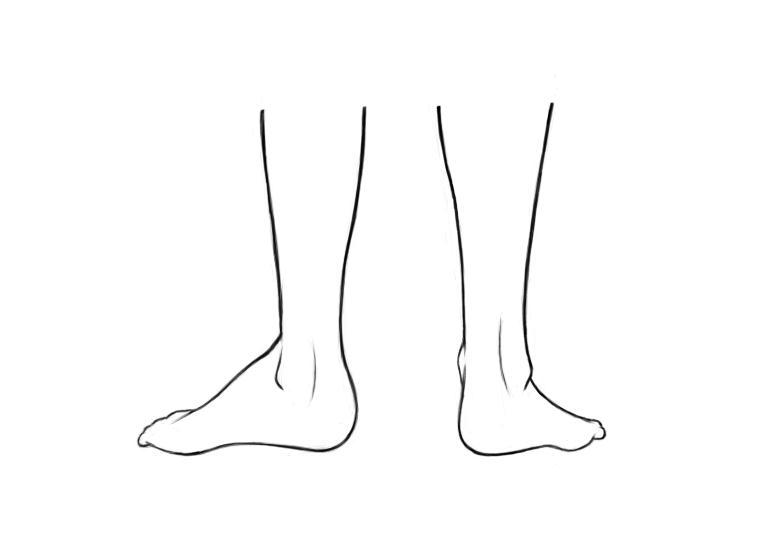 778x559 Daily Drawing Day 56 Rear Of Feet Sketch - Feet Sketch