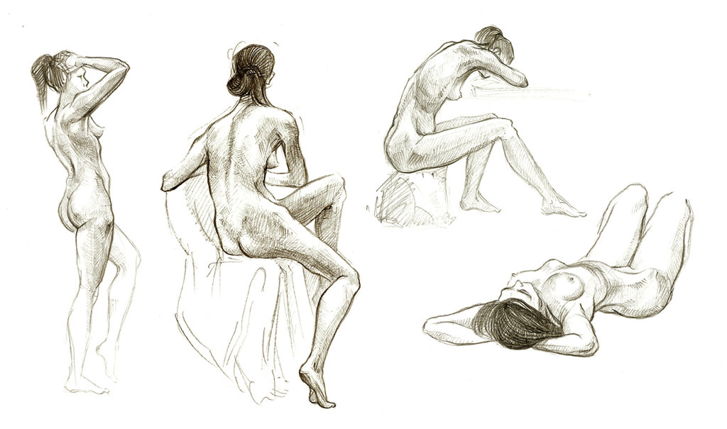 1024x605 Female Anatomy Sketches By Teodorika - Female Anatomy Sketch