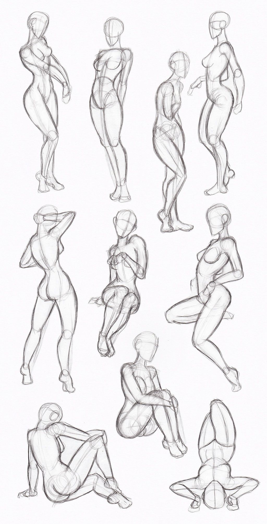 Woman Body Sketch / How to draw female body for Android - APK Download