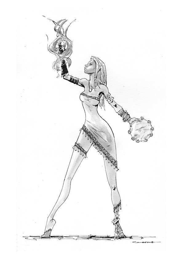 595x842 Rpg Fantasy Character, Female, Elf Sorceress - Female Elf Sketch