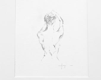 340x270 Female Figure Sketch Etsy - Female Figure Sketch