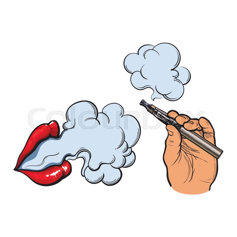 800x800 Smoking Concept - Female Hand Sketch