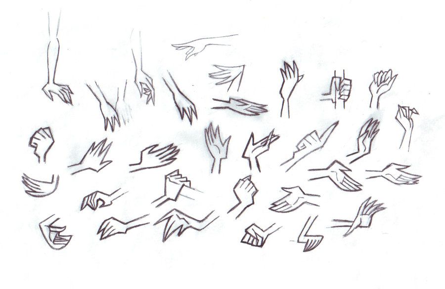 900x585 Female Hands Drawing - Female Hand Sketch