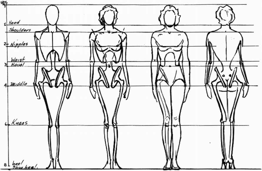 891x580 Sketching The Figure In Action From Imagination - Female Human Body Sketch