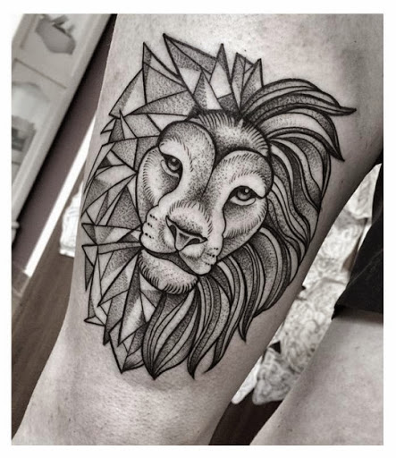 443x512 55 Brilliant Lion Tattoos Designs And Ideas - Female Lion Sketch
