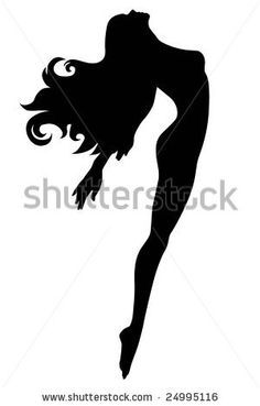 236x369 Female Silhouette Breaking Free - Female Silhouette Sketch