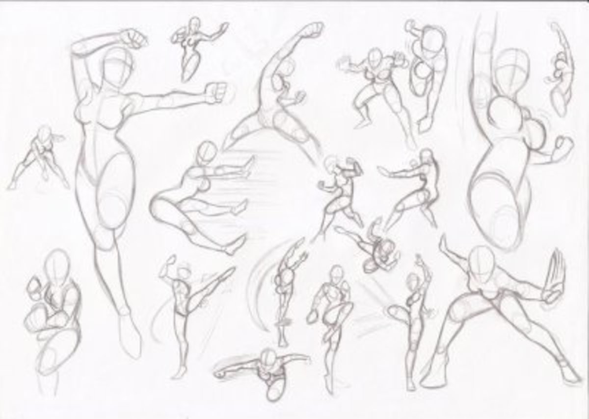 1200x855 Female Sketch Poses - Female Sketch
