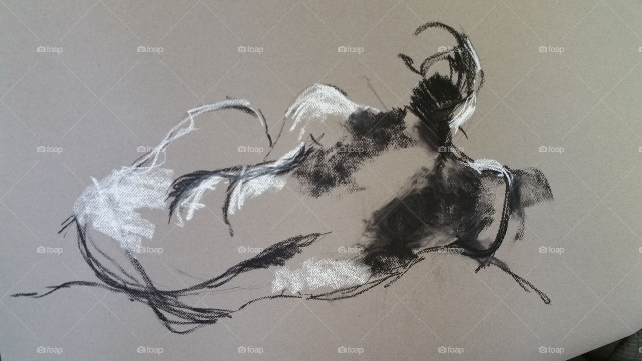 1280x720 Life Drawing , Life ,drawing , Art,arts, Artists - Female Sketch Art