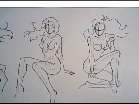 480x360 How To Draw Female Poses (Comic Book Style) - Female Sketch Poses