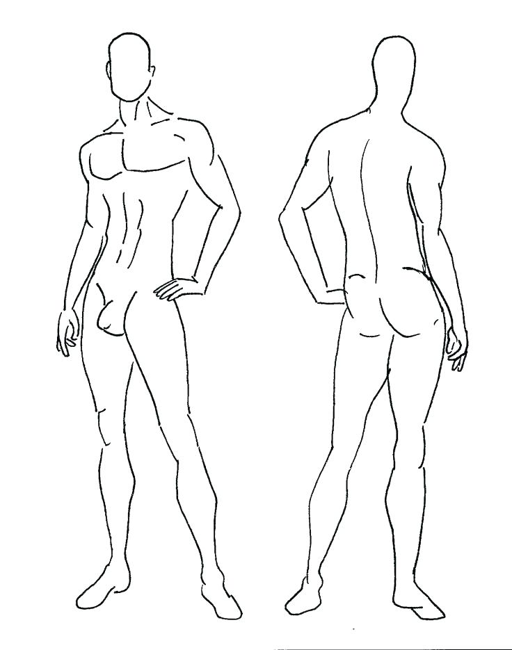 736x935 Fashion Female Template Printable Design Templates Head - Female Sketch Template