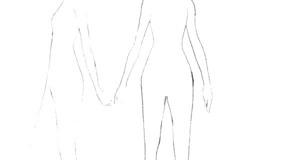 570x320 Anime Female Body Template Unique Figure Drawing Templates At - Female Sketch Template