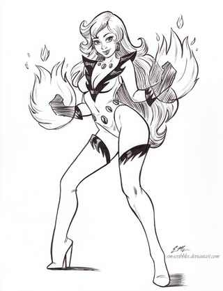 320x417 Super Hero Lady.... If Someone (If Anyone Even Sees This Wants - Female Superhero Sketches