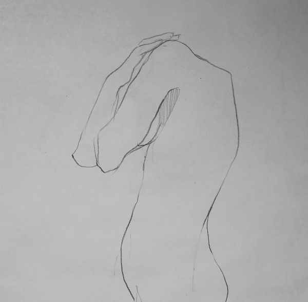 600x588 Drawing The Human Body 5 Tips For Drawing The Human Torso - Female Torso Sketch