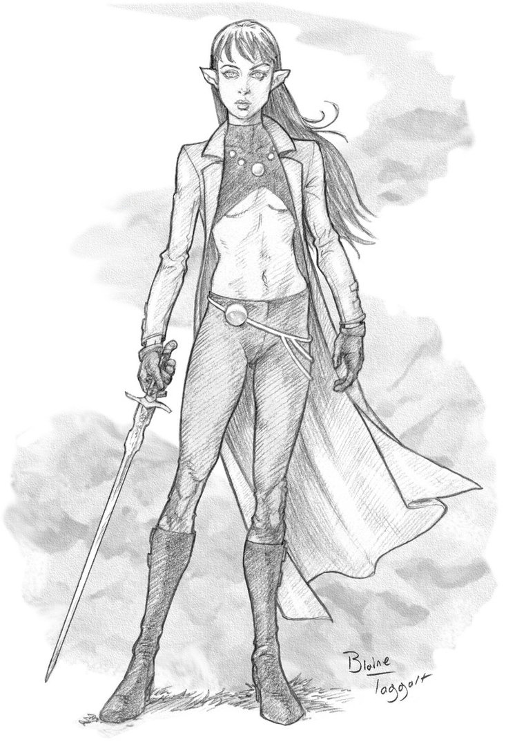 733x1089 Female Vampire By Staino - Female Vampire Sketch