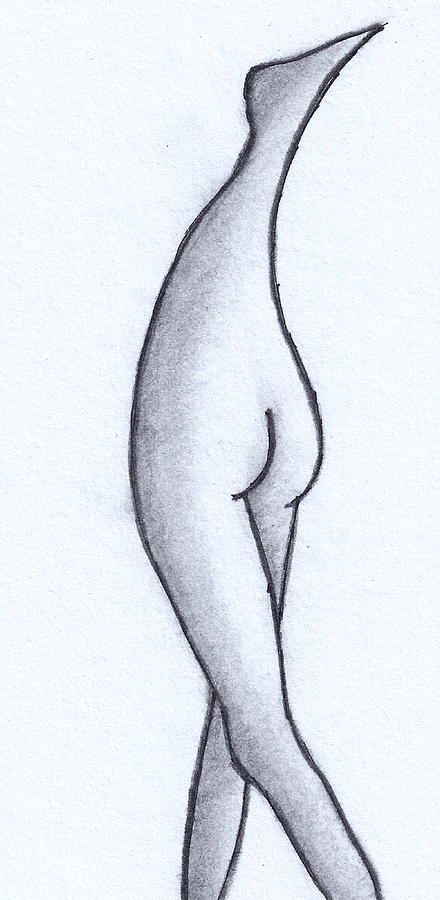 440x900 Feminine Lines Drawing By Perggals - Feminine Sketch