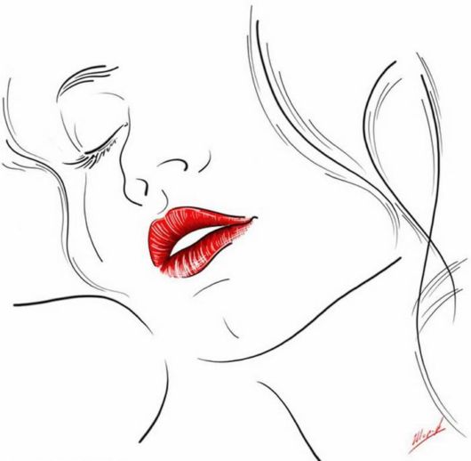 530x518 Most Amazing Feminine Sketches - Feminine Sketch