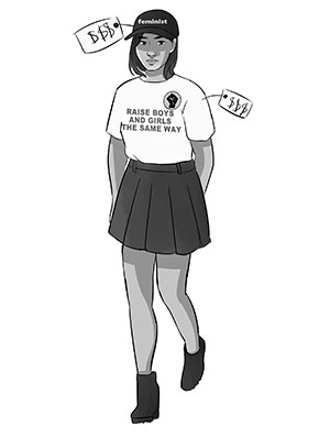 300x398 Fashion Put Your Money Where Your Clothes Are Verde - Feminist Sketch