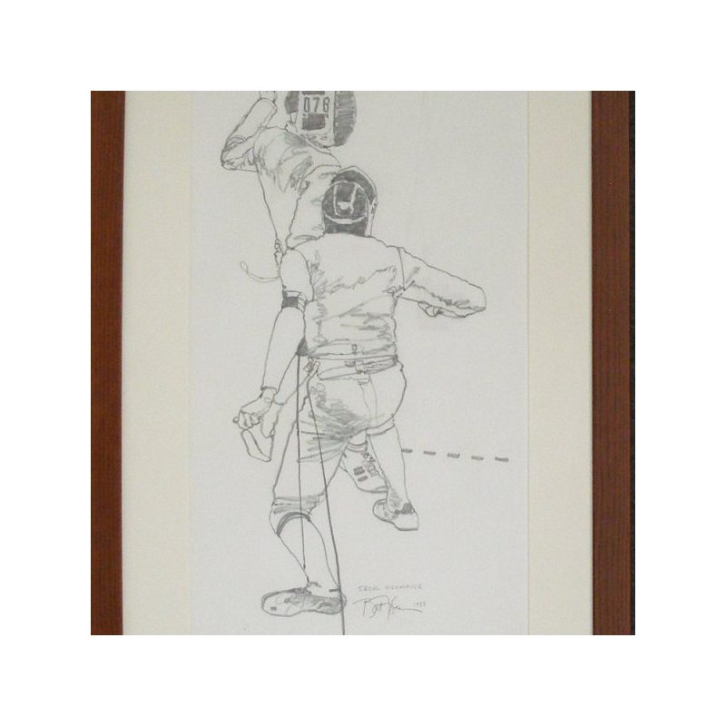800x800 Fencing By Bart Forbes - Fencing Sketch