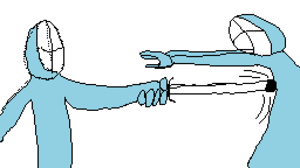 1024x576 Pixilart - Fencing Sketch