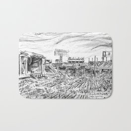 264x264 Fenway Park Bath Mats Society6 - Fenway Park Sketch