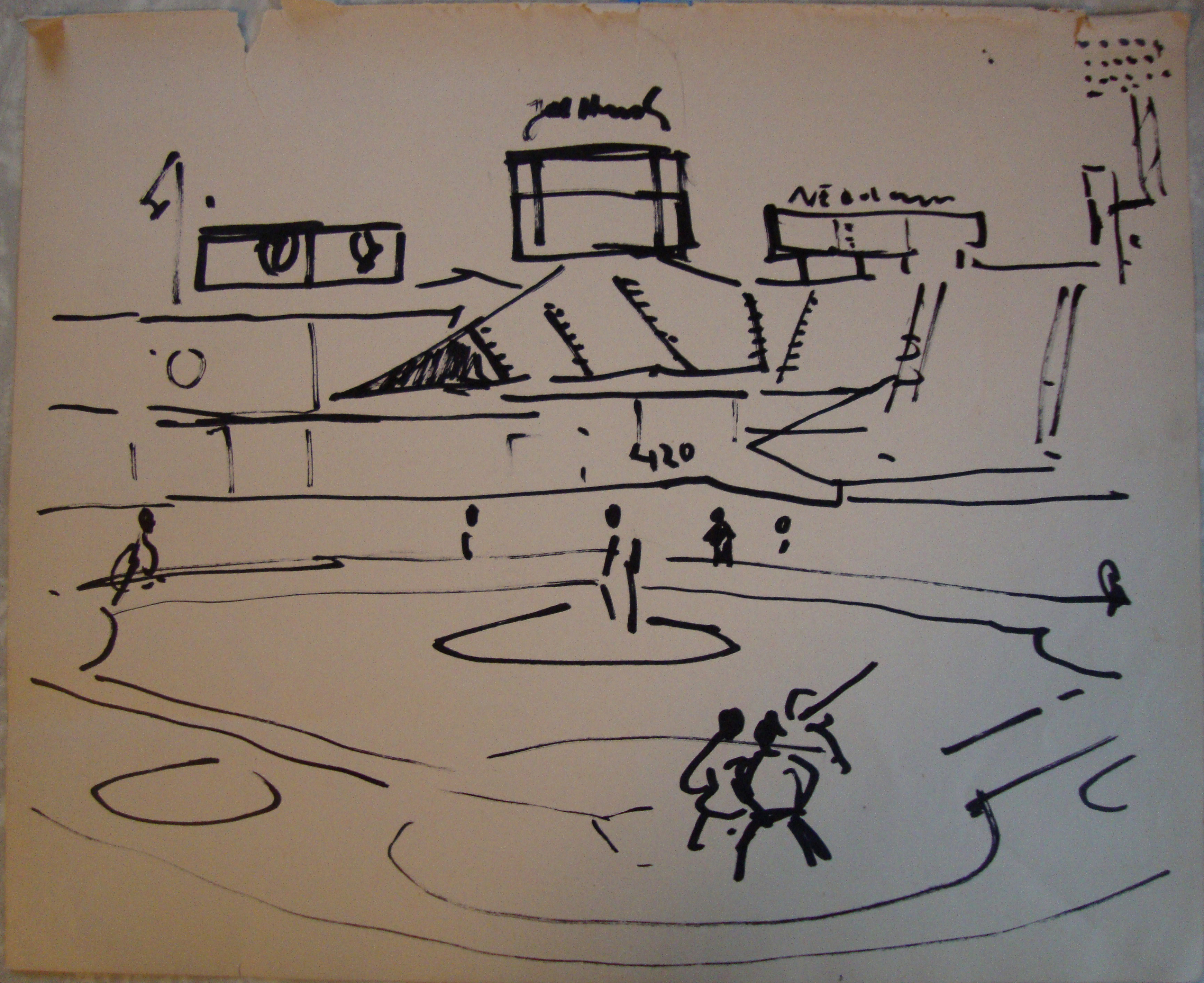 3480x2840 New Paintings The Official Amp Only Web Site Of Danny O - Fenway Park Sketch