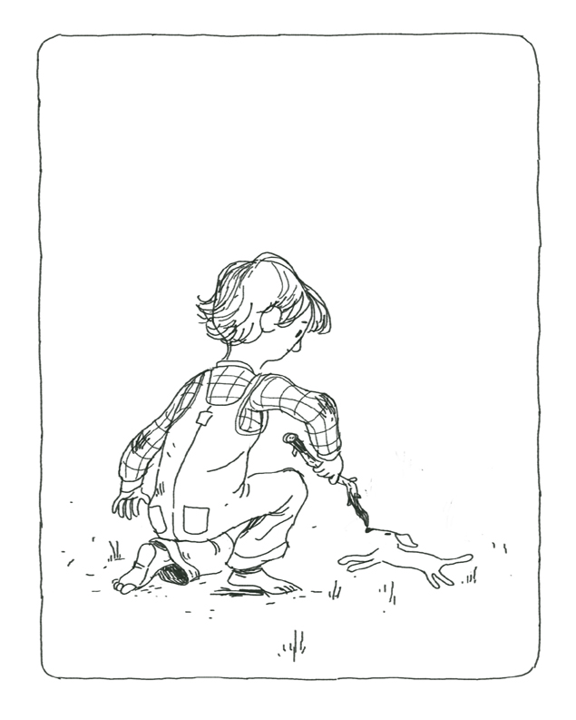 635x793 Red Sketch Picture Book Report - Fern Sketch