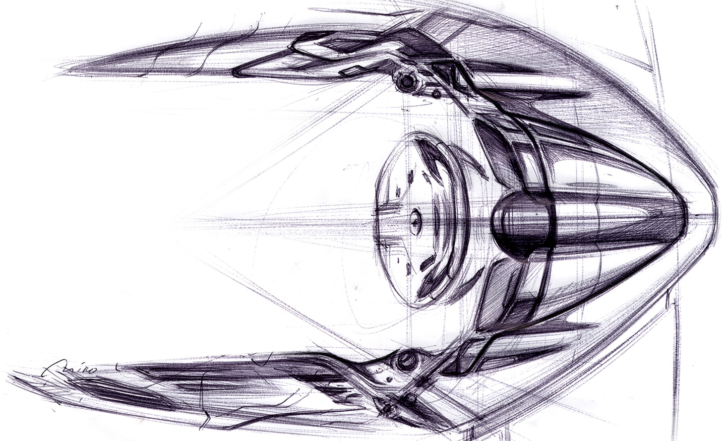 1440x875 Ferrari 458 Interior Design Sketch By Miroslav Dimitrov - Ferrari 458 Sketch