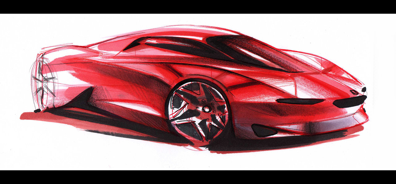 1280x596 Ferrari - Ferrari Design Sketch