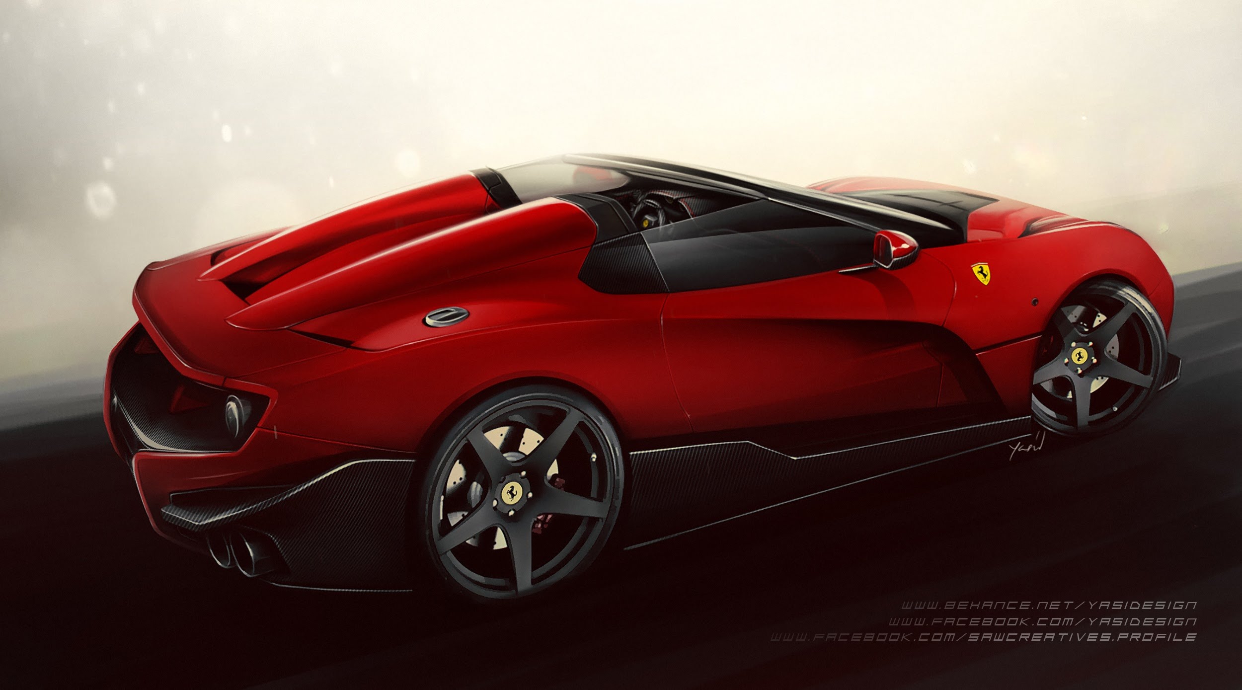2500x1389 Sketch A Ferrari F12 Trs From Scratch. - Ferrari Design Sketch