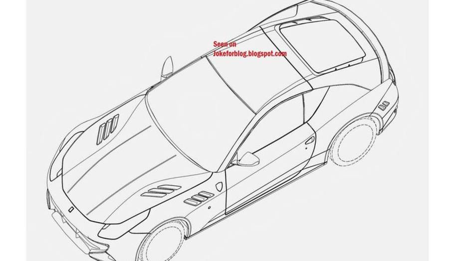 932x524 One Lap Of The Web Ferrari Sketches, Attainable Classics And A - Ferrari Logo Sketch