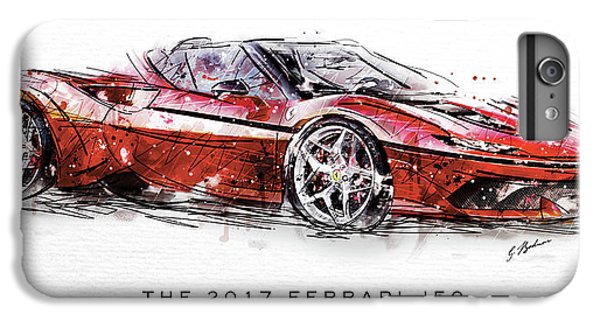 600x321 Ferrari Sketch Iphone 6 Plus Cases Fine Art America - Ferrari Sketch