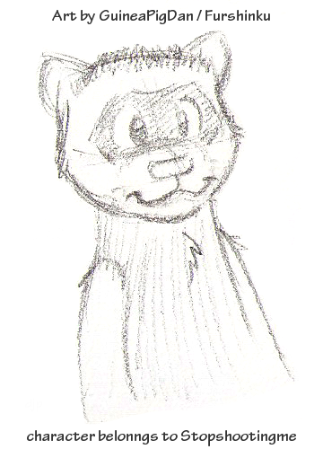 360x500 Elliot The Ferret Sketch Weasyl - Ferret Sketch