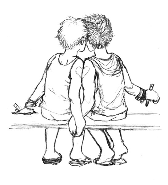 546x600 Ferry Tale Sketch - Ferry Sketch