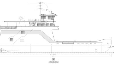 400x224 Sketch Of New Miller Boat Line Ferry Released - Ferry Sketch