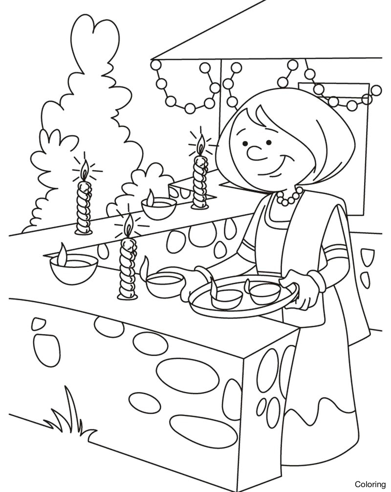 800x1006 Sketch Of Diwali Scene Festival Drawing At Getdrawings Free For - Festival Sketch